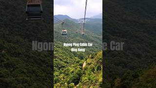 CABLE CAR RIDE FROM TUNG CHUNG TO NGONG PING VILLAGE | HONG KONG