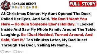 At Christmas Dinner, My Aunt Opened The Door, Rolled Her Eyes, And Said... - Best Reddit Stories