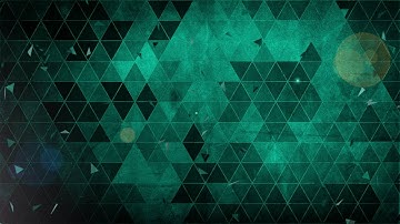 Triangular Teal Motion Loop