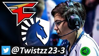 🇨🇦 Twistzz 23-3 / Liquid vs FaZe - Mirage / IEM Chicago 2018 Semi-Final