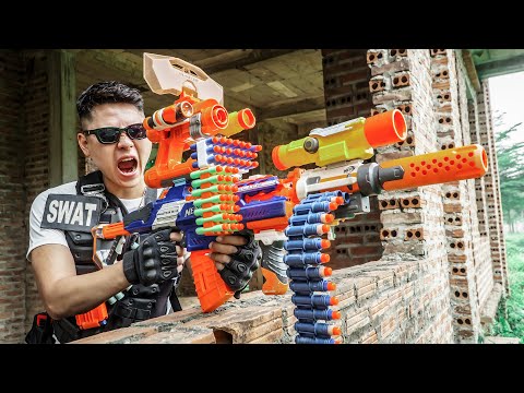 LTT Game Nerf War : Warriors SEAL X Nerf Guns Fight Criminal Mr Zero For Nerf Disappeared Suitcase 2