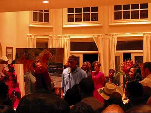 Blake Sims honored at Frank Ski's Celebrity Wine T...