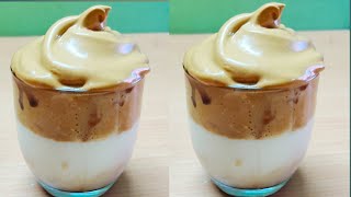 How To Make Dalgona Coffee|South Korean coffee|Coffee Recipe Without Machine |Viral Internet Coffee