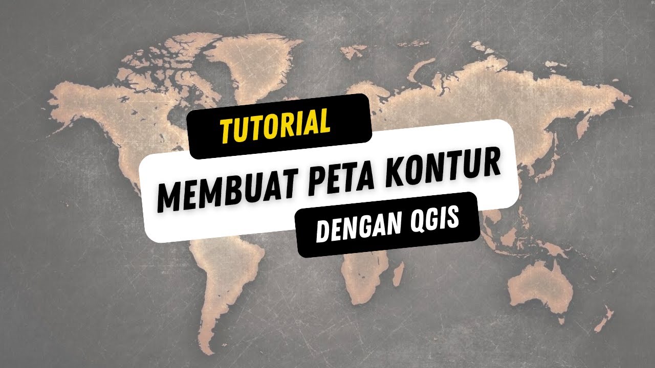 Tutorial Membuat Peta Kontur dengan menggunakan QGIS - YouTube