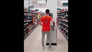 Guy Ripping Ass In Store's Phone - Meme