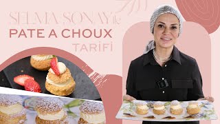 Selma Sonay - Craquelin Pate a Choux Tarifi! Karamel, Craquelin, Fransız Kreması, Diplomat Krema Yap