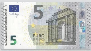 5 евро. Пять евро. 5 euro.
