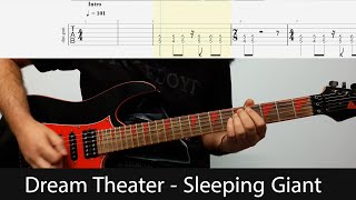Dream Theater - Sleeping Giant Intro Guitar Riffs With Tabs(New Song 2021)