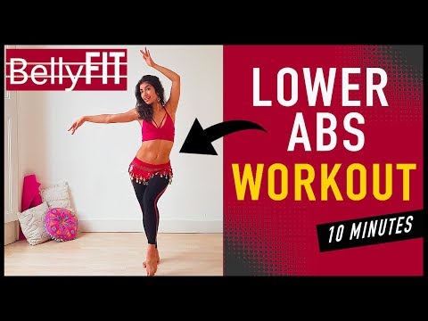 10-Min Lower Ab Workout | Belly dance BURN Belly FAT