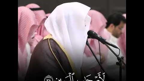 سورة الواقعة (٣٤ إلى ٤٠) القارئ د. ياسر الدوسري