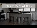 How to Build a DIY Rustic Farmhouse Kitchen Island