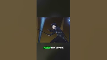 Kirito uses Dual-Wield for the first time! Starburst Stream saves the day!