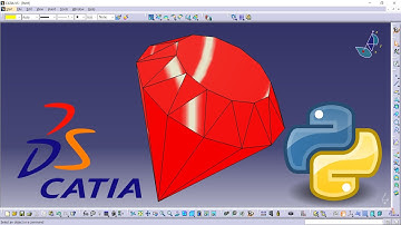 Automatic diamond generator in CATIA using Python scripts (PyCATIA)