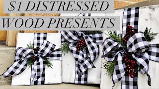 Quick and Easy Dollar Tree DIY | Christmas In July | Farmhouse Decor For The Holidays | Dollar Tree