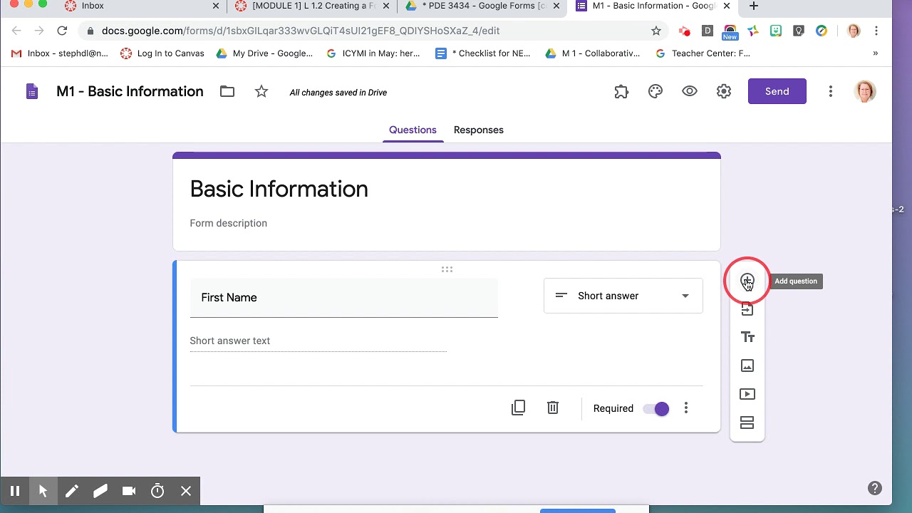 Creating a Form - YouTube