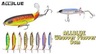 AllBlue  Whopper Plopper 9cm Wobler powierzchniowy z Aliexpress