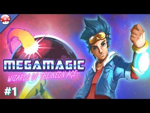 Megamagic: Wizards of the Neon Age Walkthrough - Part 1- PC Gameplay (60fps/1080p) (Steam)