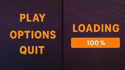 Create Menu + Loading Screen in Unity in Just 15 Minutes!