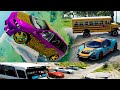 Beamng. Drive Downhill Crashes | Downhill Speed Test