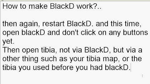 How to get my BlackD to work?