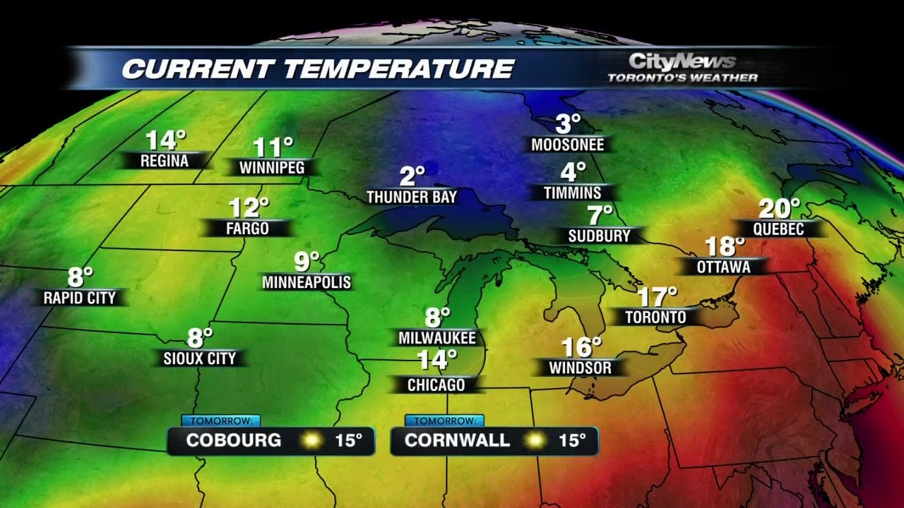 Cooler temperatures expected on Saturday, rain on Sunday - YouTube