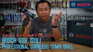 Understanding the basic features & functions of Bosch GSB 120LI Cordless Drill | Bahasa Malaysia