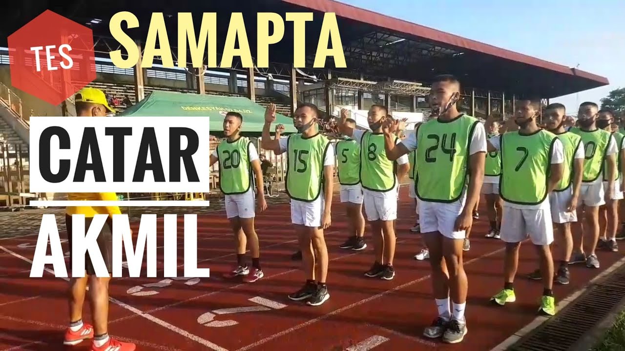 Tes samapta calon Taruna Akademi Militer