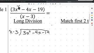 Algebra 2 Notes 4-2 Divide Quadratics by Linear Expressions