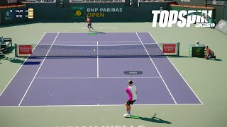 Top Spin 2K25 - Andy Murray Vs Ben Shelton I Indian Wells Open I Legend Difficulty Gameplay (PS5)