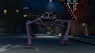 Insane Angry CatNap Chased in the city AT NIGHT | Garry's Mod