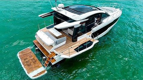 Excursion en yacht à 1,1 million de dollars : Galeon 450HTC