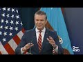 WATCH LIVE: Hegseth and Caine hold news briefing a day after U.S. launches Strait of Hormuz effort