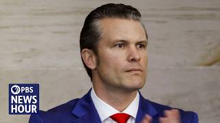 WATCH LIVE: Hegseth and Caine hold news briefing a day after U.S. launches Strait of Hormuz effort