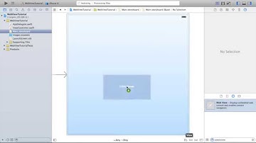Xcode 6 Tutorial: How to use a UIWebView