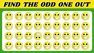 Find The Odd Emoji. easy levels. #viral #trending #emojichallenge