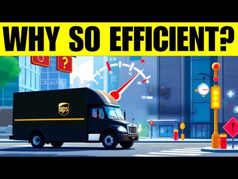 Why UPS Trucks Never Turn Left (Genius Strategy)