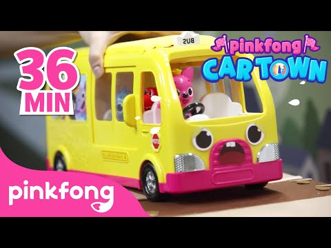 Car Town Special | +Compilation | Police Car | Pinkfong Songs & Stories for Children