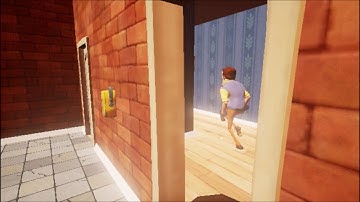 Beating the Hello neighbor pre-alpha without being seen.