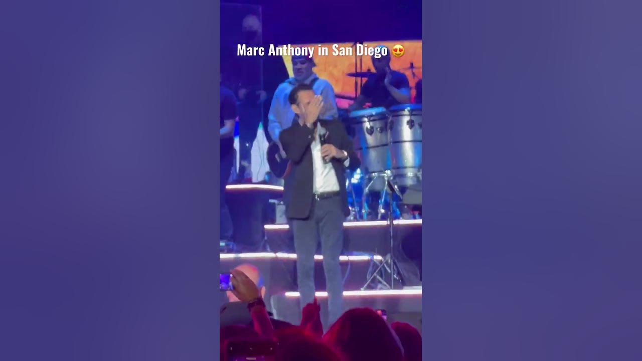 MARC ANTHONY San Diego VIVIR MI VIDA YouTube