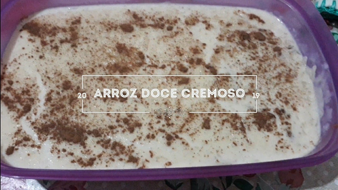 ARROZ DOCE CREMOSO