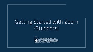 Zoom Overview for Students