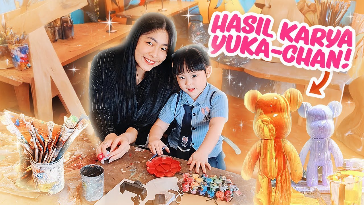 YUKA-CHAN BELAJAR MELUKIS! | a day in our life