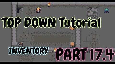 How to Tutorial - Construct 3 ( TOP Down RPG - INVENTORY) - Part 17-4