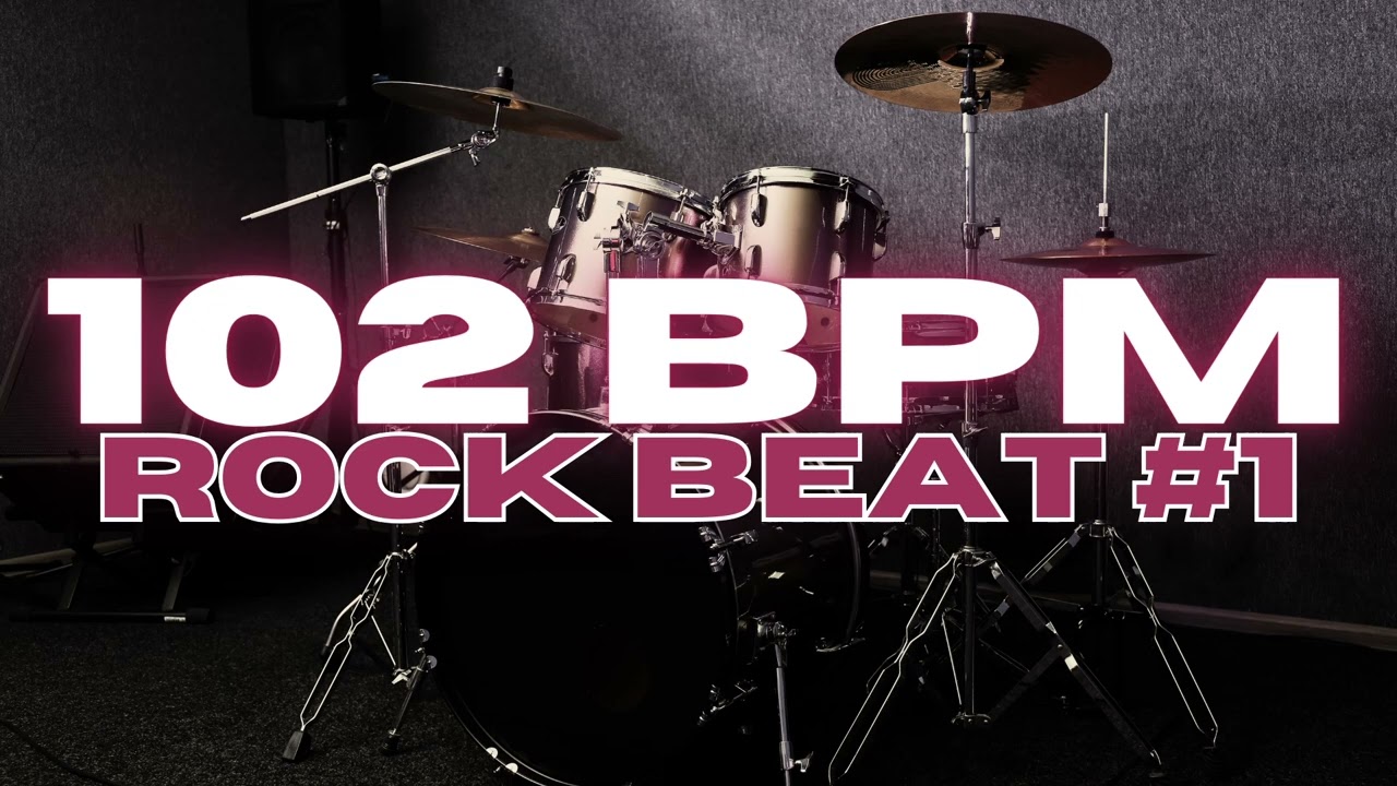 102 BPM - Rock Drum Beat - Loop 1