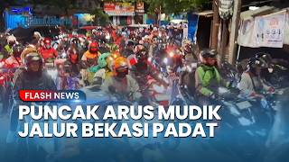 Peak of the 2026 Eid homecoming flow will see the Bekasi-Pantura route congested.