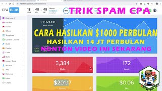 HASILKAN $1000 PERBULAN  DARI CPA BUILD 2022 - CUAN CUAN 