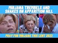 MEDJUGORJE MIRJANA TREMBELS AND SHAKES ON APPARITION HILL PRAY FOR MIRJANA THIS LENT 2022