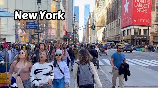 Manhattan 4k Walk - 67°f Sunny Day Walking Tour In New York City