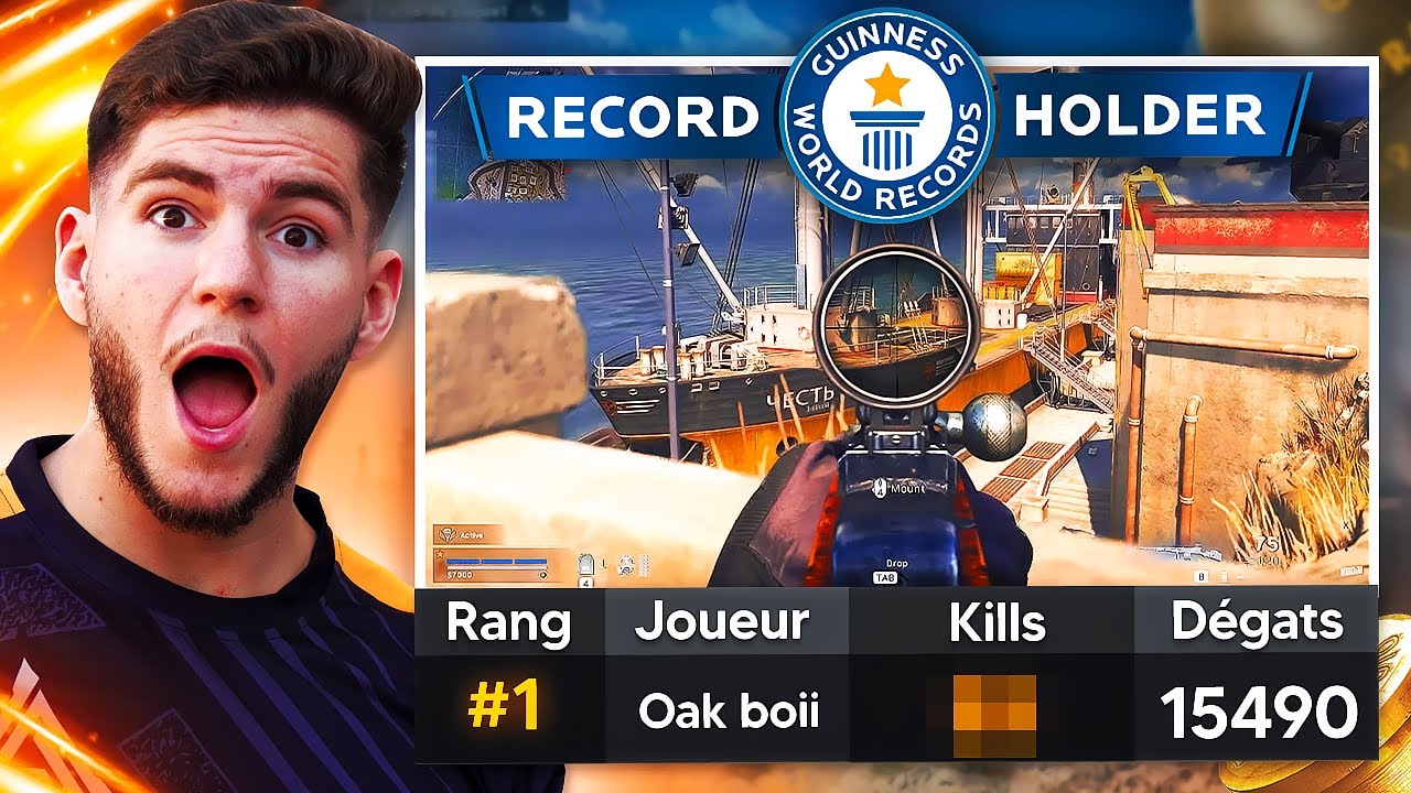REACTION au *NEW* WORLD RECORD *SOLO* sur REBIRTH ISLAND !! (Warzone ...