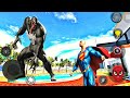 FRANKLIN BECOME SUPERHERO TO FIGHTING VENOM | VENOM IN INDIAN BIKE DRIVING 3D | IBD3D